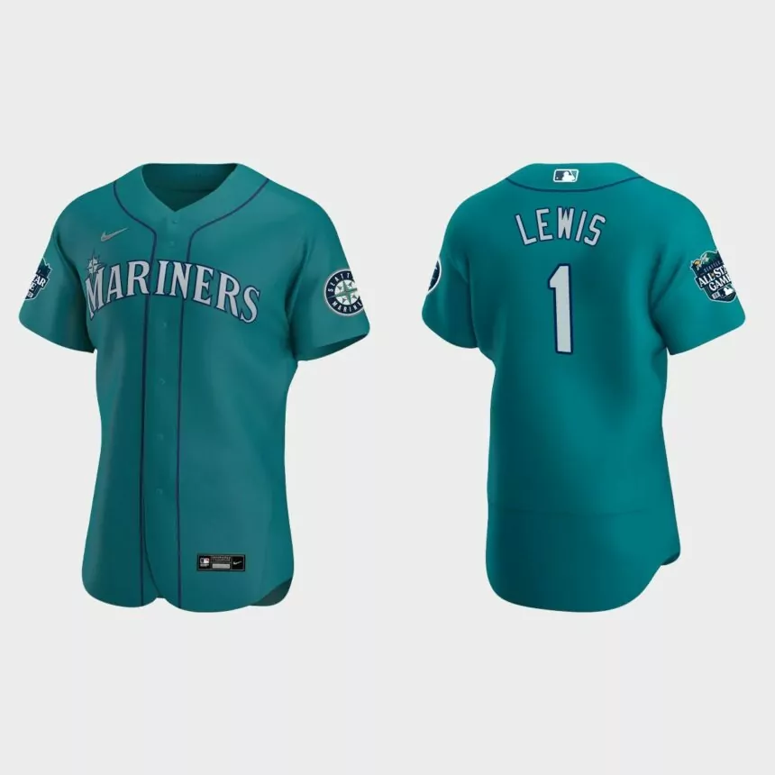 Kyle Lewis Seattle Mariners 2023 MLB All-Star Game Jersey – Aqua