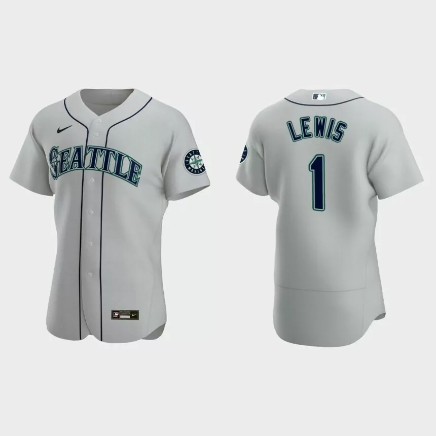 Kyle Lewis Seattle Mariners Authentic Jersey – Gray