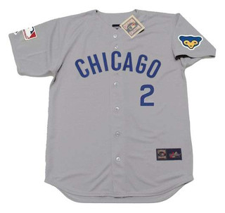 LEO DUROCHER Chicago Cubs 1969 Away Majestic Throwback Baseball Jersey