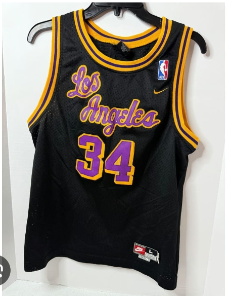 LOS ANGELES 34 SHAQUILLE O'NEAL BASKETBALL JERSEY