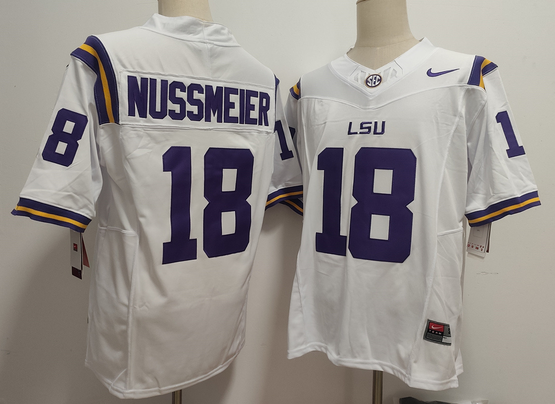 LSU Tigers #18 Garrett Nussmeier