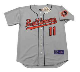 LUIS APARICIO Baltimore Orioles 1963 Away Majestic Throwback Baseball Jersey