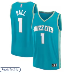 LaMelo Ball Charlotte Hornets Fanatics Fast Break Jersey - Teal - City Edition