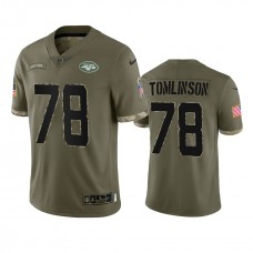 Laken Tomlinson New York Jets Nike Olive 2022 Salute To Service Limited Jersey