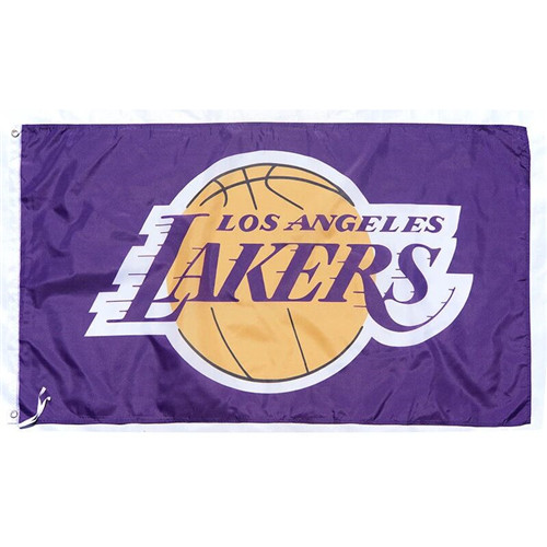 Lakers Flag Purple Size 3X5Ft