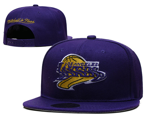 Lakers Snapback Hat Purple--YD