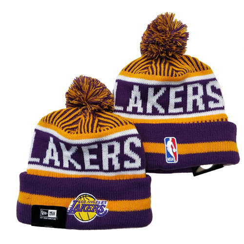Lakers Team Logo Knit Hat YD