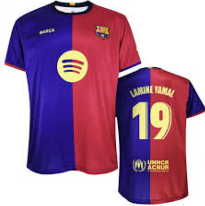 Lamine Yamal 19 FC Barcelona Home Replica Jersey