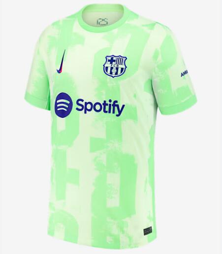 Lamine Yamal Barcelona 202425 Stadium Third Bid Kids' Nike Dri-FIT Soccer Jersey