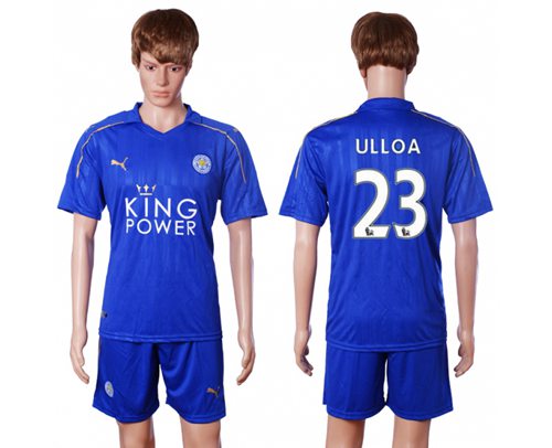 Leicester City #23 Ulloa Home Soccer Club Jersey