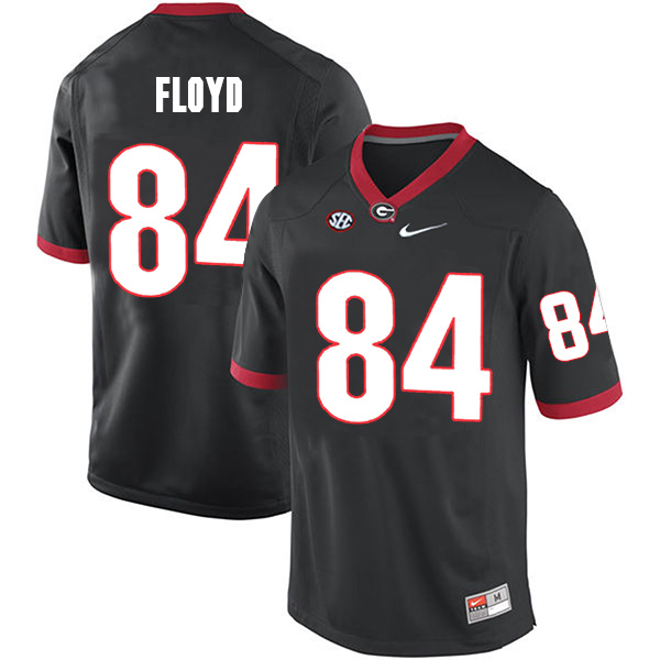 Leonard Floyd Georgia Bulldogs Men's Jersey - #84 NCAA Black Limited Home