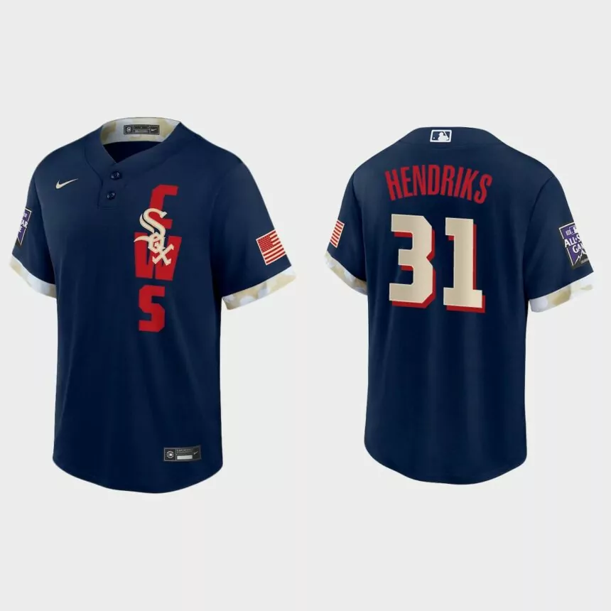 Liam Hendriks Chicago White Sox 2021 MLB All-Star Game Replica Jersey – Navy
