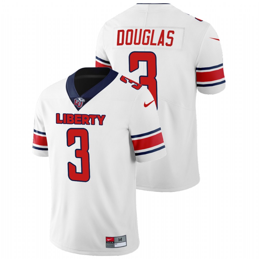 Liberty Flames Demario Douglas College Football White Jersey