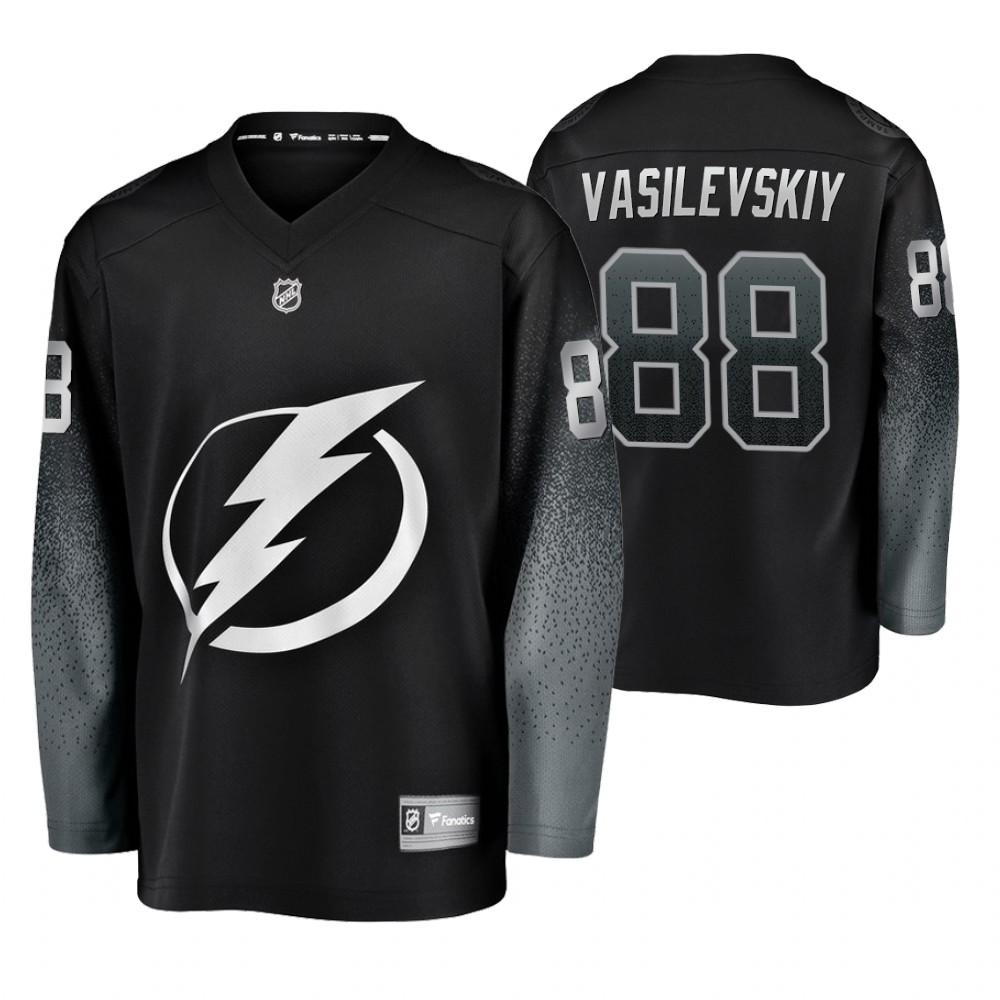 Lightning Andrei Vasilevskiy Black Breakaway Player Alternate Jersey