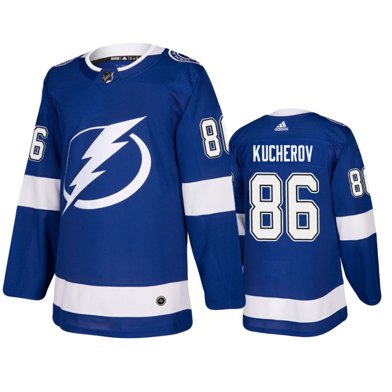 Lightning Nikita Kucherov Blue Home Authentic Player Jersey