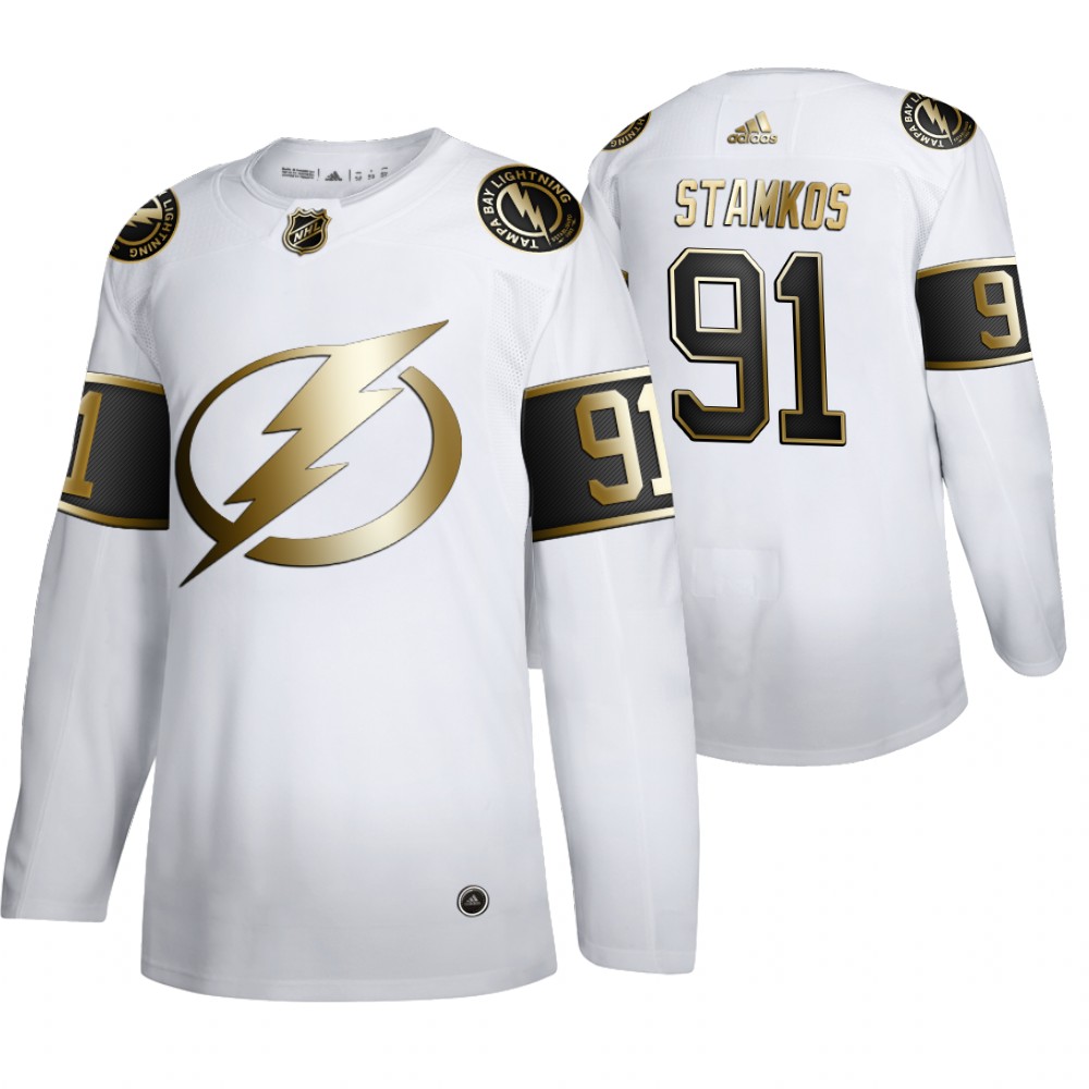Lightning Steven Stamkos Men's Authentic NHL Golden Edition Jersey