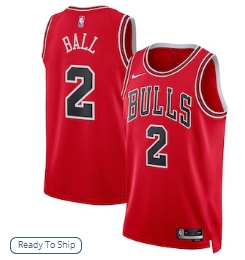 Lonzo Ball Chicago Bulls Nike Unisex Swingman Jersey - Icon Edition - Red