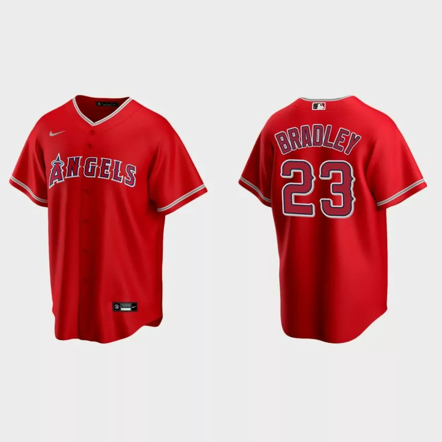 Los Angeles Angels Archie Bradley Replica Alternate Jersey – Red
