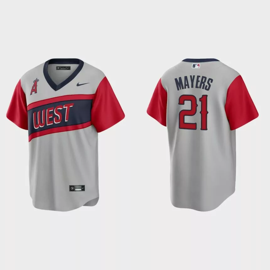Los Angeles Angels Mike Mayers 2021 Little League Classic Road Replica Jersey – Gray