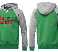 Los Angeles Angels Pullover Hoodie Green & Grey