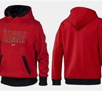 Los Angeles Angels Pullover Hoodie Red & Black