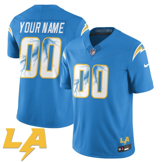 Los Angeles Chargers Rivarly Concept Custom Jersey
