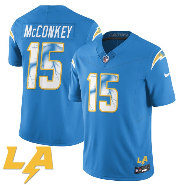 Los Angeles Chargers Rivarly Concept Jersey #15 Ladd McConkey