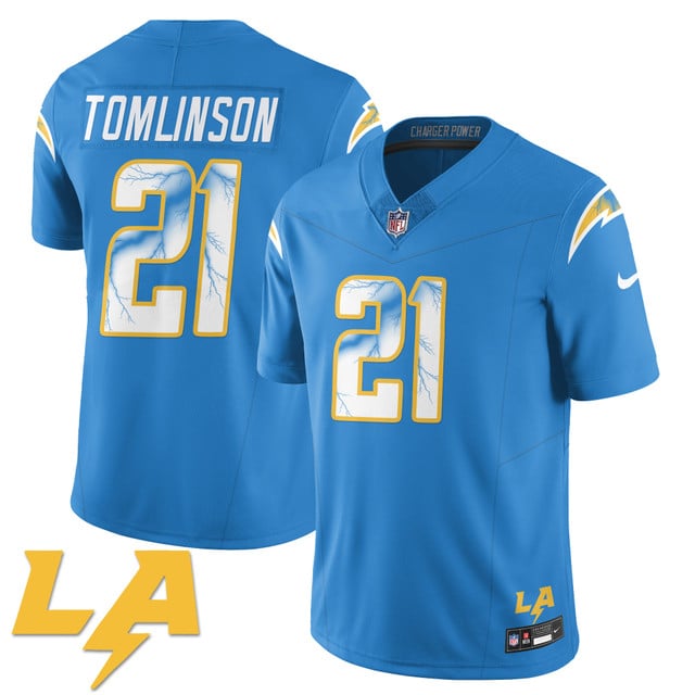 Los Angeles Chargers Rivarly Concept Jersey #21 LaDainian Tomlinson