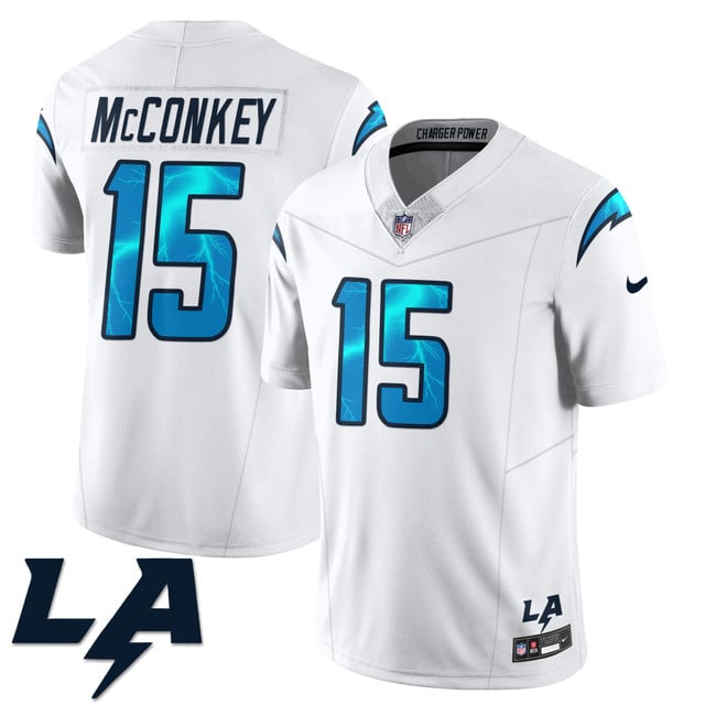 Los Angeles Chargers Rivarly Concept Jersey white #15 Ladd McConkey