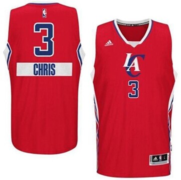 Los Angeles Clippers #3 Chris Paul Red 2014-15 Christmas Day NBA Jersey