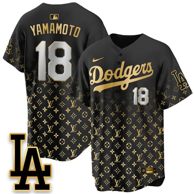 Los Angeles Dodgers Luxury Jersey #18 Yoshinobu Yamamoto