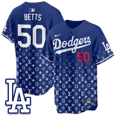 Los Angeles Dodgers Luxury Jersey blue #50 Mookie Betts