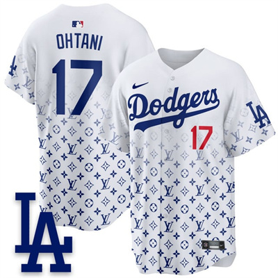 Los Angeles Dodgers Luxury Jersey white #17 Shohei Ohtani