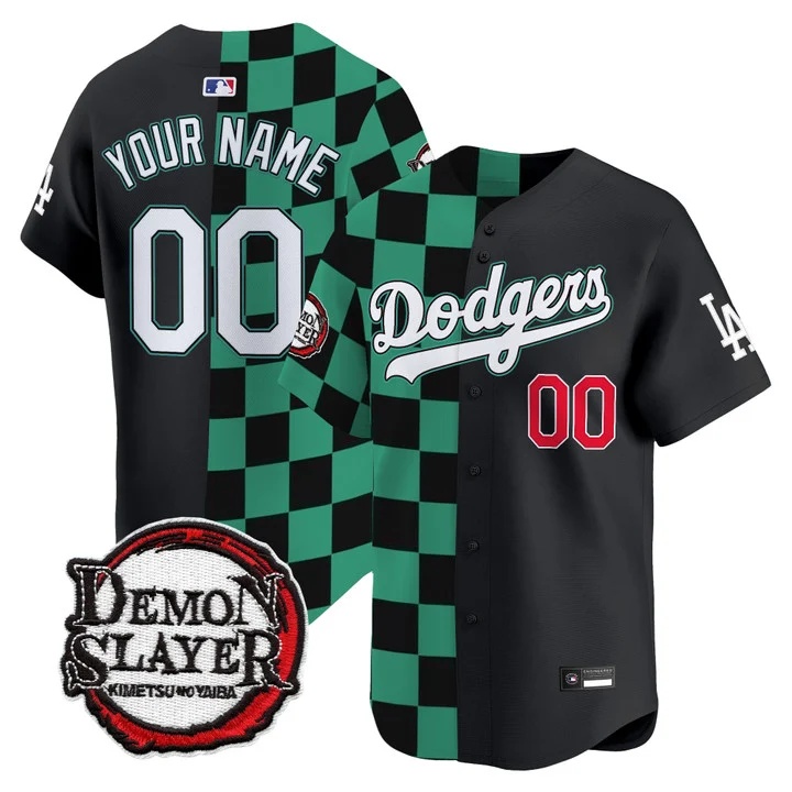 Los Angeles Dodgers x Demon Slayer Vapor Premier Limited Custom Jersey