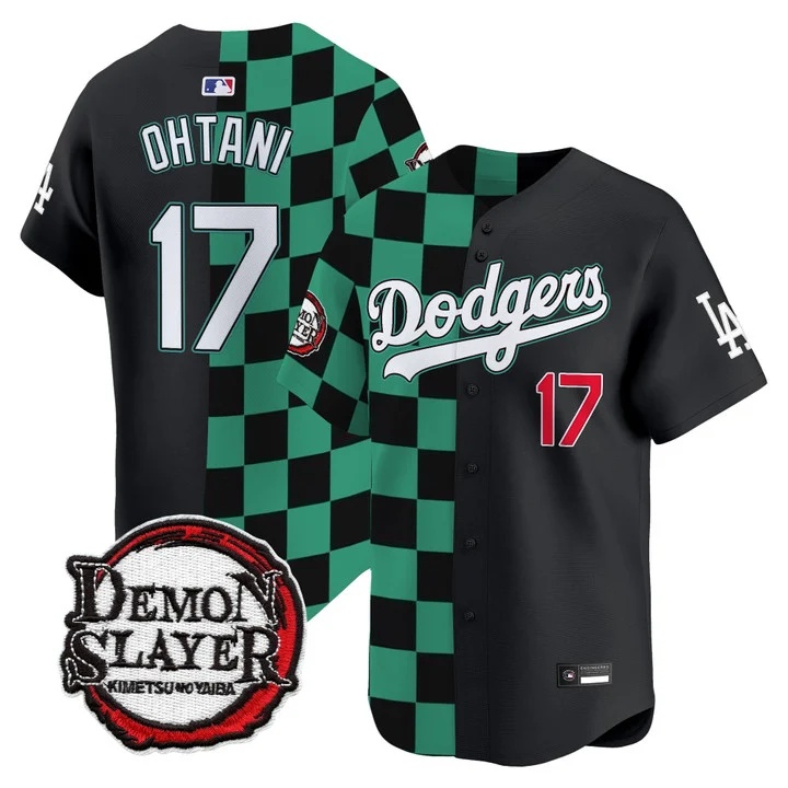 Los Angeles Dodgers x Demon Slayer Vapor Premier Limited Jersey #17 SHOHEI OHTANI