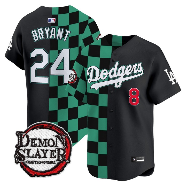 Los Angeles Dodgers x Demon Slayer Vapor Premier Limited Jersey #24 KOBE BRYANT