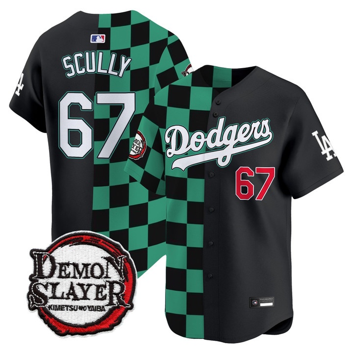 Los Angeles Dodgers x Demon Slayer Vapor Premier Limited Jersey #67 VIN SCULLY