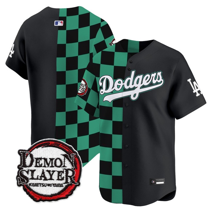 Los Angeles Dodgers x Demon Slayer Vapor Premier Limited Jersey BLANK