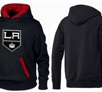 Los Angeles Kings Pullover Hoodie Black & Red