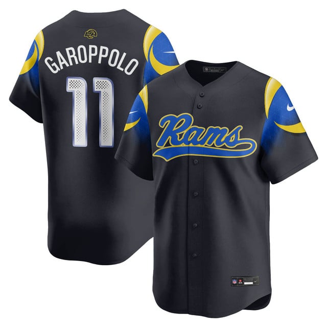 Los Angeles Rams Rivalry Series Baseball Jersey #11 Jimmy Garoppolo