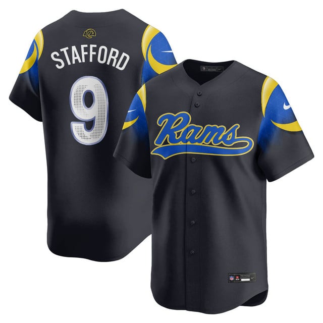 Los Angeles Rams Rivalry Series Baseball Jersey #9 Matthew Stafford