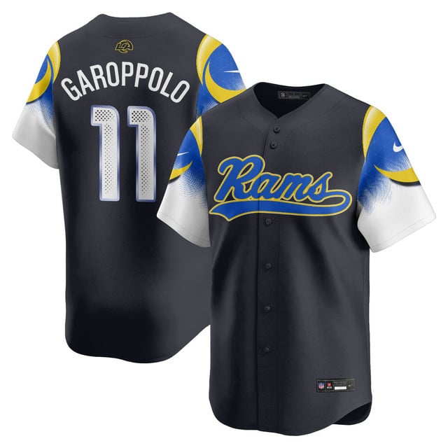 Los Angeles Rams Rivalry Series Baseball Jersey alternate #11 Jimmy Garoppolo