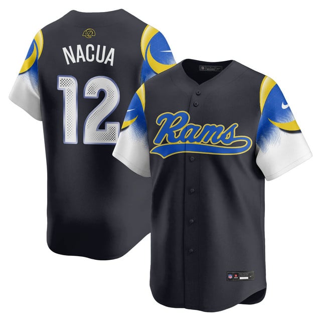 Los Angeles Rams Rivalry Series Baseball Jersey alternate #12 Puka Nacua