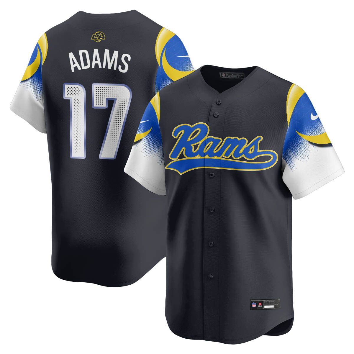 Los Angeles Rams Rivalry Series Baseball Jersey alternate #17 Davante Adams