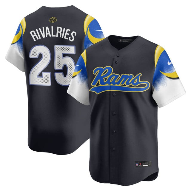 Los Angeles Rams Rivalry Series Baseball Jersey alternate #25 Rivalries