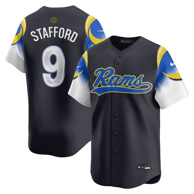 Los Angeles Rams Rivalry Series Baseball Jersey alternate #9 Matthew Stafford