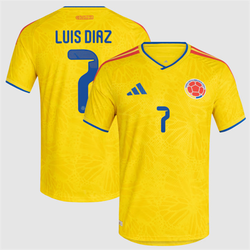 Luis Diaz Colombia National Team adidas 2026 Home Authentic Jersey