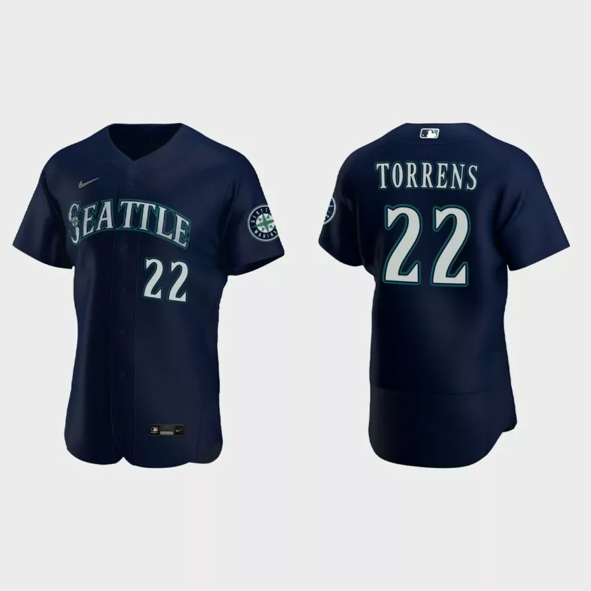 Luis Torrens Seattle Mariners Authentic Jersey – Navy