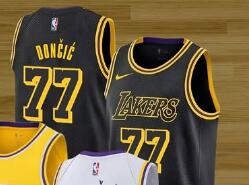 Luka Don?i? Los Angeles Lakers Jerseys Black