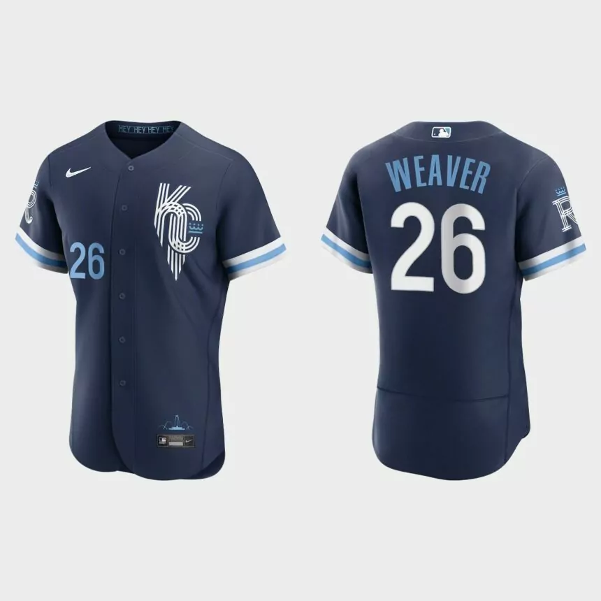 Luke Weaver Kansas City Royals 2022 City Connect Authentic Jersey – Navy